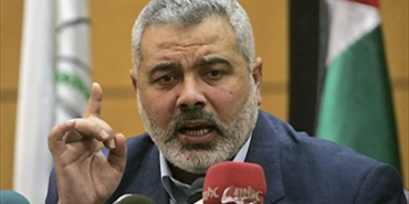 هنية بحث أوضاع مخيم نهر البارد مع ممثل حماس في لبنان وطالب السلطات اللبنانية برفع الحالة العسكرية عنه