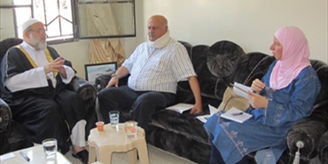الشيخ جمال خطاب يستقبل مستشارة إدارة العمليات للصليب الأحمر الدولي في الشرق الأوسط