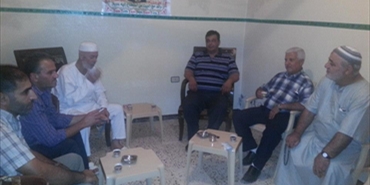 رابطة دير القاسي الخيرية في مخيم الرشيدية تزور حجاج بيت الحرام وتبارك لهم اتمام مناسك الحج والعودة بسلام