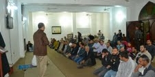 لقاء تضامني لحماس استنكاراً للعدوان الصهيوني على غزة في مخيم البص