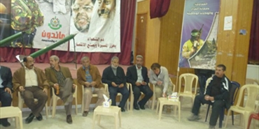 حركة حماس في عين الحلوة تتقبل التهاني والتبريكات باستشهاد قائد كتائب القسام احمد الجعبري