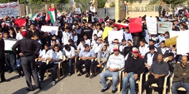ثانوية الأمجاد في البرج الشمالي تتضامن مع الشعب الفلسطيني
