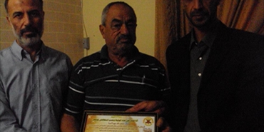 حركة الجهاد الاسلامي تزور حجاج بيت الله الحرام في مخيم الرشيدية
