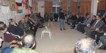 الفصائل الفلسطينة تتقبل التهاني بنصر غزة في البداوي