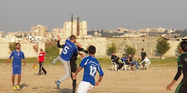 المباراة الخامسة بدورة الانطلاقة الـ 25 فوز النهضة على الايمان 3-2