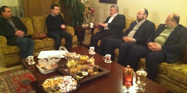 الوزير اسماعيل رضوان يبحث مع وزير الشؤون الاجتماعية اللبناني وائل ابو فاعور اوضاع النازحين من سوريا الى لبنان