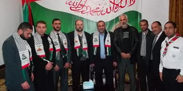 بركة يستقبل وزير الشباب والرياضة الفلسطيني