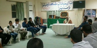 الرابطة الإسلامية لطلبة فلسطين في مخيم المية ومية تحاضر مع الشيخ ابو احمد‎