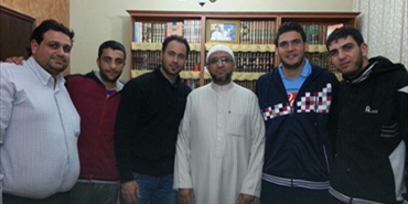 التجمع الشبابي ساعد يزور الشيخين حسن دياب واحمد اسماعيل