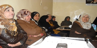 جلسة توعية في مخيم الجليل