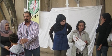 منظمة الشبيبة الفلسطينية تساهم بإغاثة النازحين في البداوي بالتعاون مع مؤسسات أجنبية ومحلية