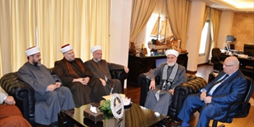 "مجلس علماء فلسطين" يزور السعودي وعسيران والشيخ عمار