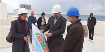 واتكنز ومديرة الاونروا زارا مخيم نهر البارد