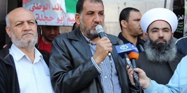 القوى الوطنية والإسلامية تنظم اعتصاما امام مقر الصليب الأحمر الدولي في عين الحلوة دعماً لقضية الأسرى