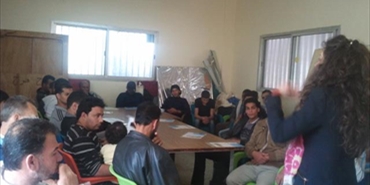 محاضرة توعوية للانروا بالتعاون مع ساعد واتحاد المرأة الفلسطينية
