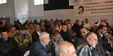 جبهة التحرير الفلسطينية تستقبل المهنئين بمناسبة الافراج عن اسيرها المحرر محمد التاج وتؤكد أن الإفراج عن الأسرى في مقدمة المهام الوطنية