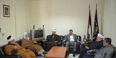 حركة الجهاد الإسلامي تستقبل جبهة العمل الإسلامي ودعوة الى توحيد المعركة ضد "إسرائيل"