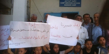 إشكال في مخيم البداوي بين نازحين فلسطينيين من سوريا والأونروا