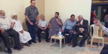 وفد من حركة حماس يعزي آل شناعة في مخيم عين الحلوة