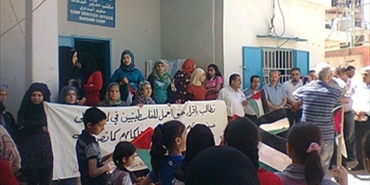 اعتصام في مخيم البداوي للمطالبة بحق العمل