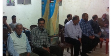 فتح الإنتفاضة تستقبل المهنئين بعملية نابلس في مخيم الجليل