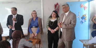 المدير العام للانروا في لبنان السيدة آن ديسمور تزور ثانوية دير ياسين