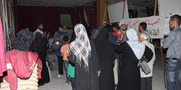اتحاد المؤسسات الاسلامية يغيث النازحين الجدد