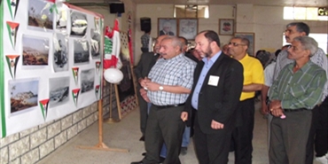معرض صور لحركة فتح في مخيم البداوي احياءً لنكبات شعبنا