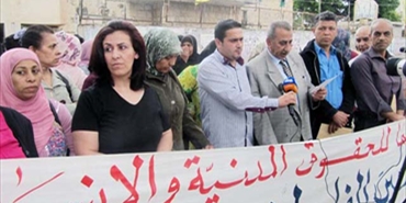 اعتصام عمالي في عين الحلوة: إلى متى تصادر حقوق العامل الفلسطيني  
