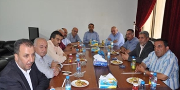 لقاء في مكتب حركة امل في صور مع الفصائل الفلسطينية  