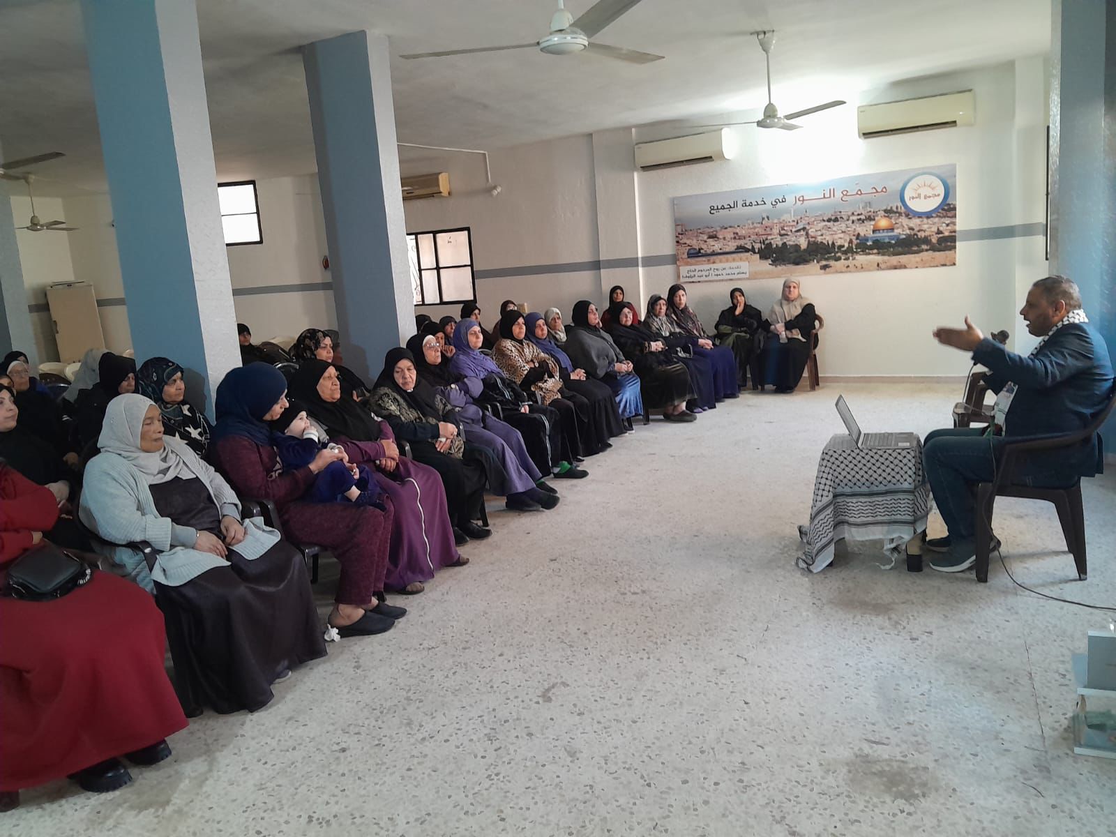 محاضرة وطنية في مخيم البرج الشمالي تسلّط الضوء على صمود غزة بعد حرب الإبادة