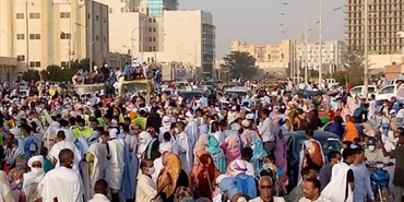 مسيرة حاشدة في موريتانيا نصرة للقدس وفلسطين