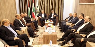 «هنية» يلتقي «النخالة» في بيروت ويبحثان التطورات الميدانية والسياسية المتعلقة بالقضية الفلسطينية