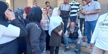 اعتصام لفلسطينيي سوريا أمام مكتب أونروا بمنطقة البقاع