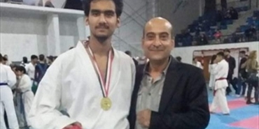محمد عبد الله ابن مخيم اليرموك يفوز بالمركز الأول في بطولة الجمهورية السورية للكاراتيه