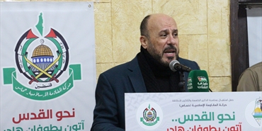 عبد الهادي: حماس ثابتة على طريق المقاومة والعمل المشترك ضرورة