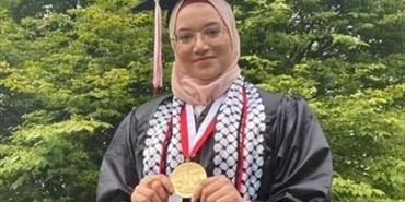 سارة أبو راشد.. فلسطينية من مخيم اليرموك حلقت في سماء الإبداع بالولايات المتحدة