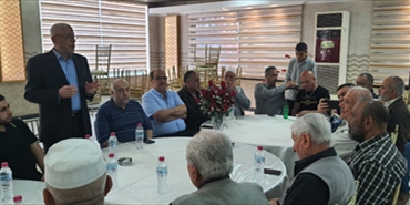 الجماهيري يلتقي لجنة حي مخيم تل الزعتر في البداوي ويكرم كبار السن في ذكرى النكبة