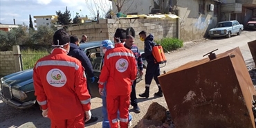 جمعية الشفاء تستمر في إطلاق مشاريعها التعقيمية والتوعوية في المخيمات الفلسطينية في لبنان