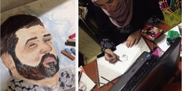 "إباء".. أناملٌ فلسطينيةٌ من بيروت ترسم رموز وطنٍ صامد