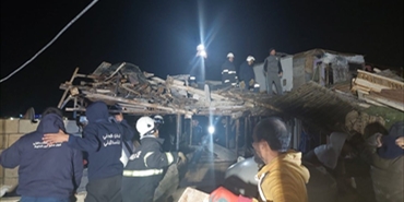 خسائر مادية تخلفها العاصفة «فرح» في المخيمات الفلسطينية في لبنان