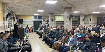 العمل الجماهيري في حماس ورابطة الحولة ينظمان لقاءً جماهيريًا في مخيم البداوي دعمًا لغزة ومقاومتها