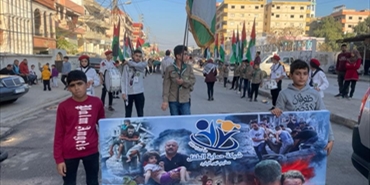 مسيرة تضامنية حاشدة لأطفال مخيم نهر البارد دعماً لأطفال غزّة