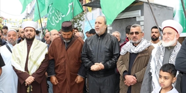 حماس في منطقة صور تنظم مسيرات جماهيرية حاشدة بعد صلاة العيد نصرة لغزة ودعما للمقاومة