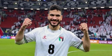 حملة تحريض تستهدف لاعب منتخب فلسطين حامد حمدان بعد أدائه أنشودة وطنية
