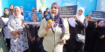 احتجاجات في مخيم البرج الشمالي رفضًا لتدهور التعليم وسياسة «الأونروا» في الدمج والاكتظاظ