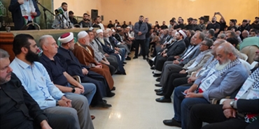 حماس تُقيم حفل تأبين لشهداء مجزرة عين الحلوة في صيدا بمشاركة واسعة من القوى الفلسطينية واللبنانية