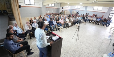 فصائل العمل الوطني في صور تقيم مجلس عزاء وتبريكات لشهداء مخيم عين الحلوة