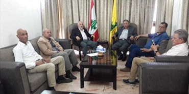حب الله التقى وفدا قياديا من الجبهة الشعبية: تجميد العمل بقرار وزير العمل