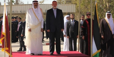 لقطات من زيارة حمد لغزة